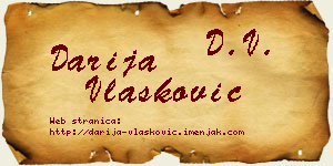 Darija Vlašković vizit kartica